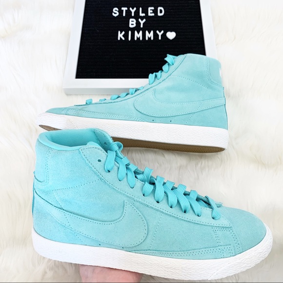 🌸 NIKE Blazer Mid Suede Sneakers Shoes New - Picture 2 of 6